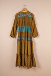 Recycled Silk Long Dress - Small - 12