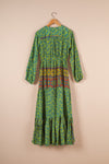 Recycled Silk Long Dress - Small - 18