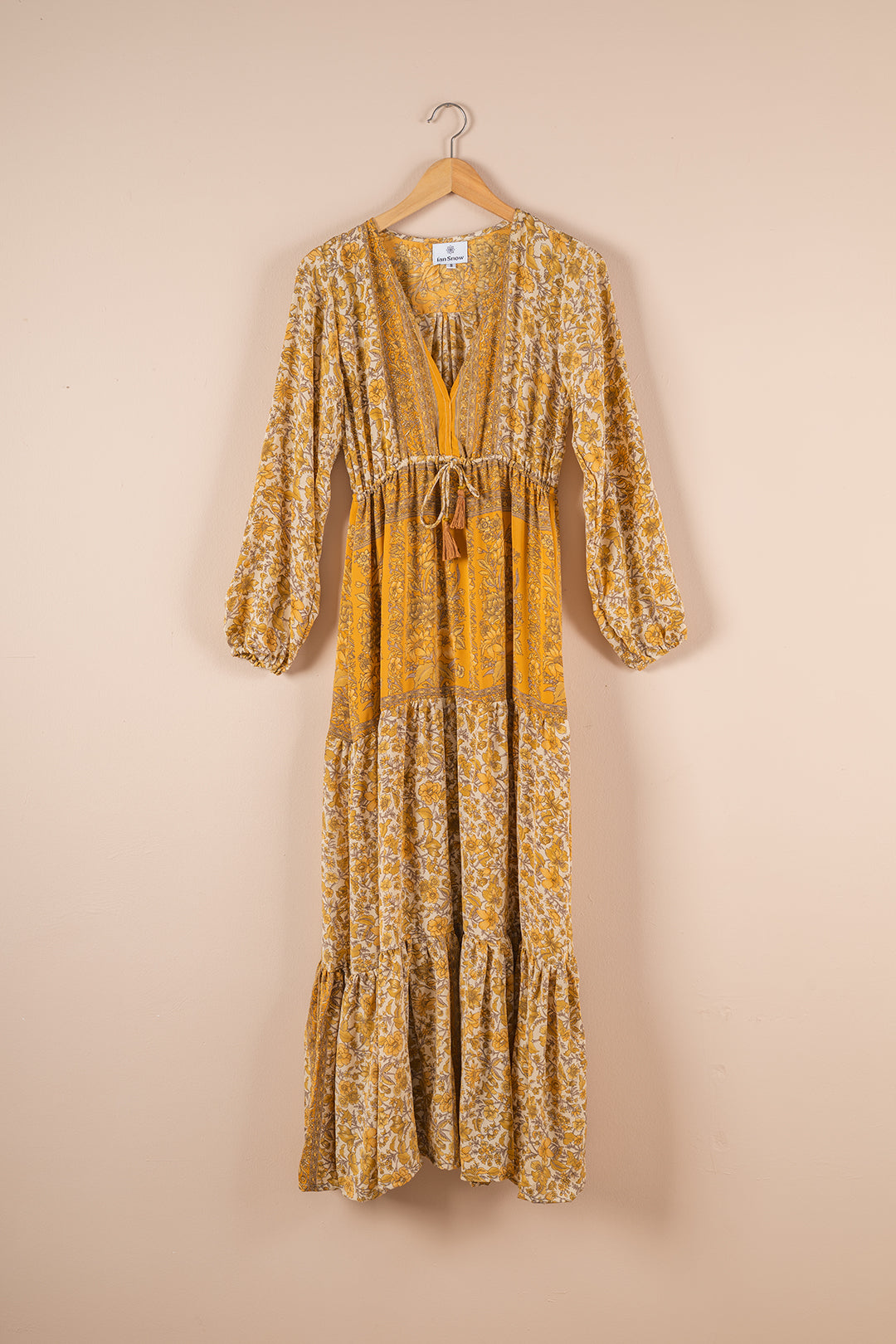 Recycled Silk Long Dress - Small - 20