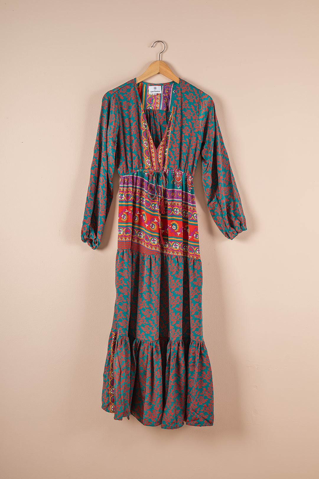 Recycled Silk Long Dress - Small - 24