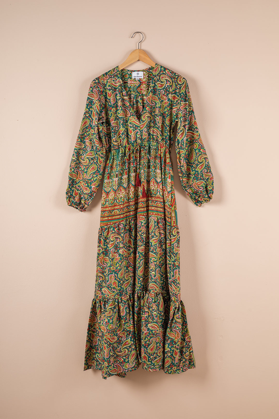 Recycled Silk Long Dress - Small - 25