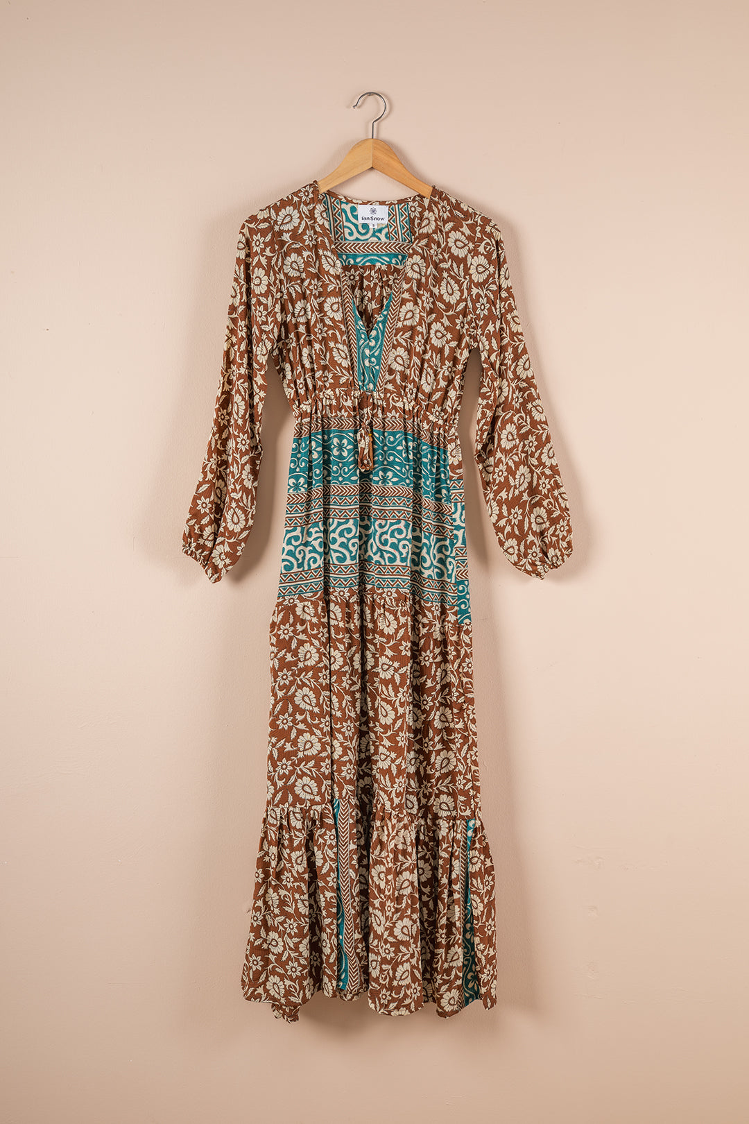 Recycled Silk Long Dress - Small - 27