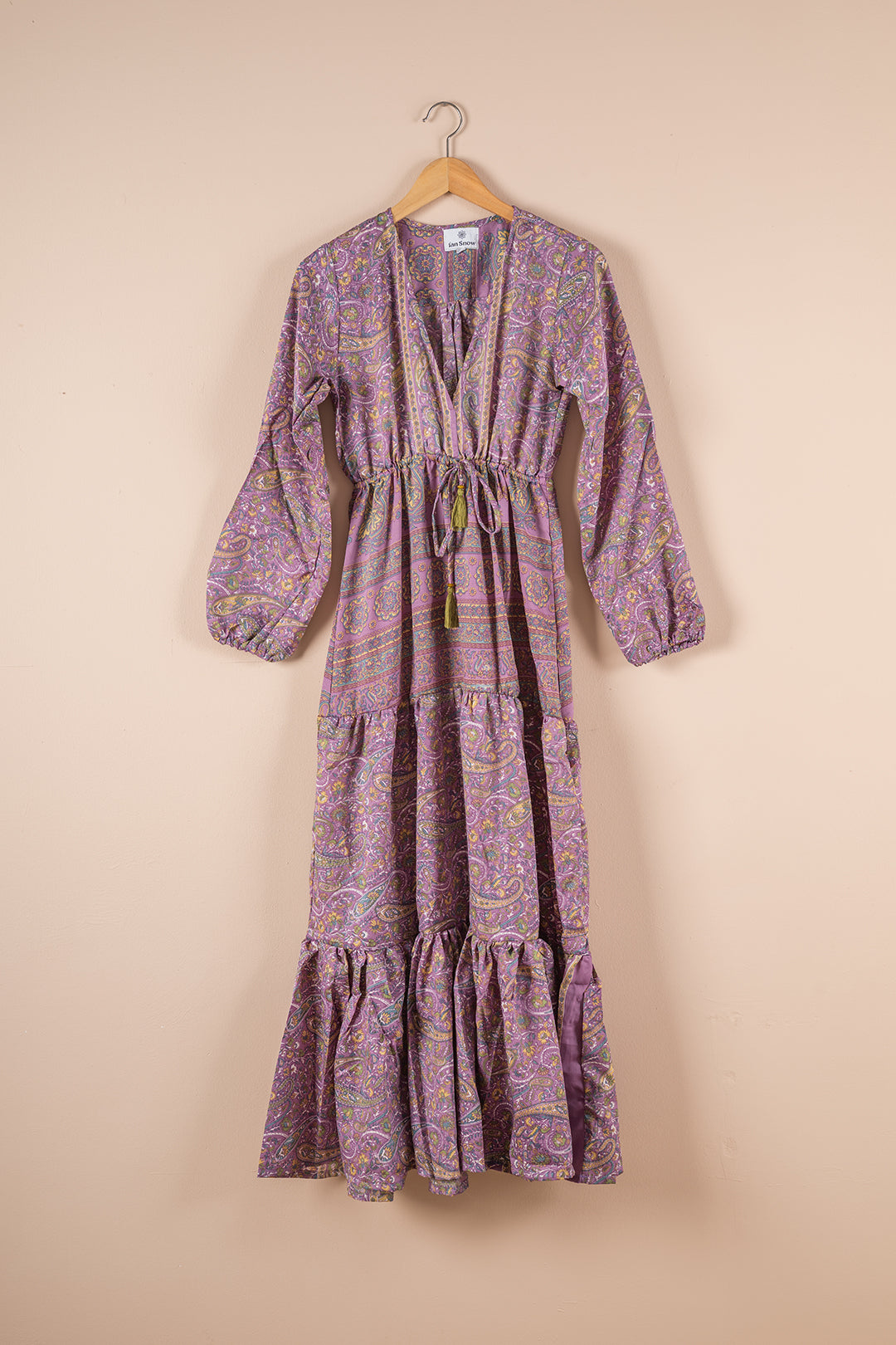 Recycled Silk Long Dress - Small - 34