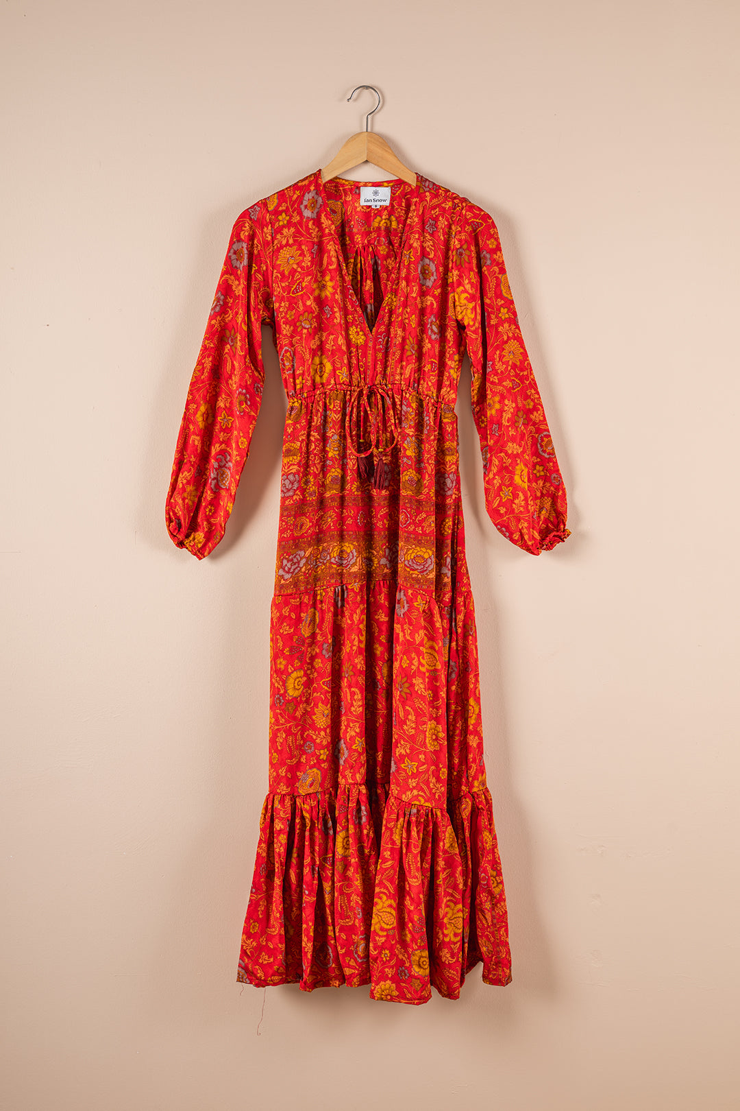 Recycled Silk Long Dress - Small - 39