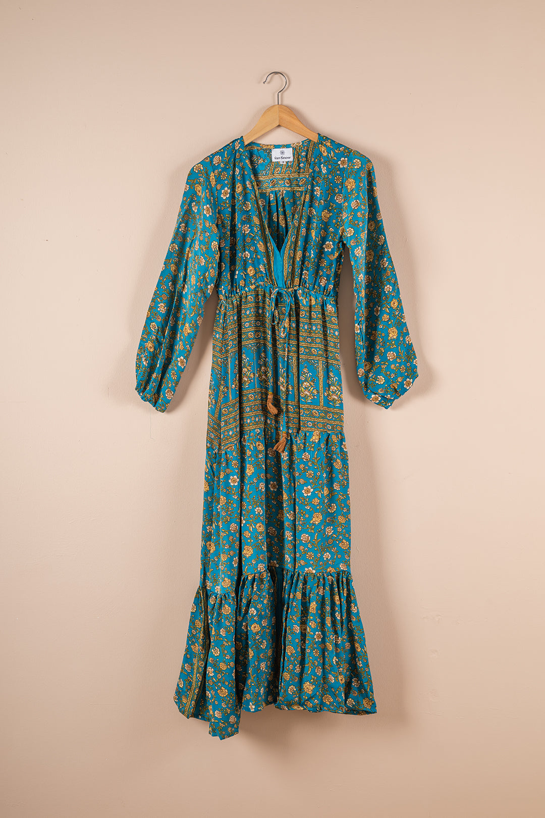 Recycled Silk Long Dress - Small - 44