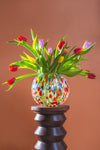 Cheena Round Hurricane Vase