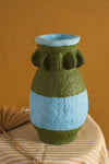 Green & Blue Katran Vase