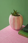 Pink Stripe Katran Pot