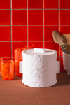 White Katran Pot with Lid