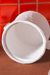 White Katran Pot with Lid