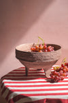 Ecru Katran Bowl with Legs
