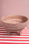 Ecru Katran Bowl with Legs