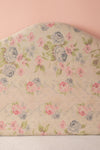 Cream Floral Kantha Covered Double Headboard
