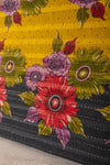 Yellow Kantha Covered Double Headboard