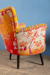 Yellow Kantha Panelled Armchair - 05