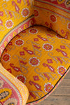 Yellow Kantha Panelled Armchair - 05