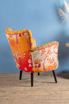 Yellow Kantha Panelled Armchair - 05