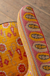Yellow Kantha Panelled Armchair - 05