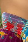 Blue Kantha Panelled Armchair - 06