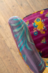 Blue Kantha Panelled Armchair - 06