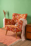 Red Chintz Armchair