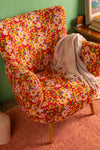 Red Chintz Armchair