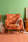 Red Chintz Armchair