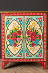 Rose Bouquet Hand Painted Cupboard