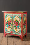 Rose Bouquet Hand Painted Cupboard