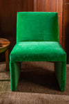 Vera Emerald Green Velvet Upholstered Chair