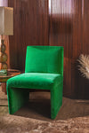 Vera Emerald Green Velvet Upholstered Chair