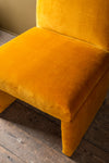 Estelle Honey Gold Velvet Upholstered Chair