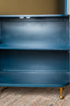 Snowdrop Indigo Wooden Cupboard with Bone Inlay