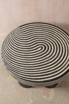 Eliza Monochromatic Coffee Table with Bone Inlay