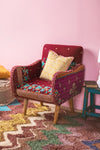 Kantha Panelled Armchair - 01