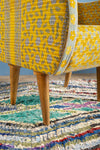 Yellow Kantha Panelled Armchair - 06