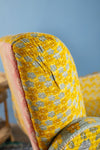 Yellow Kantha Panelled Armchair - 06