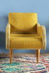 Yellow Kantha Panelled Armchair - 06