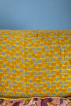 Yellow Kantha Panelled Armchair - 06