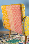 Yellow Kantha Panelled Armchair - 06