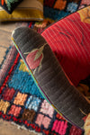 Red Kantha Panelled Armchair - 04