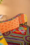 Purple Kantha Panelled Armchair - 07