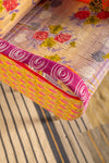 Florals Kantha Panelled Armchair - 08