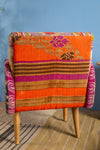 Florals Kantha Panelled Armchair - 08