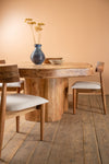 Tove Acacia Wood Natural Finish Dining Table