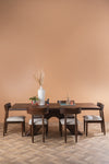 Capra Acacia Wood Vinegar Finish Dining Table