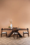 Capra Acacia Wood Vinegar Finish Dining Table
