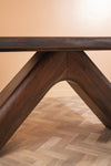 Capra Acacia Wood Vinegar Finish Dining Table