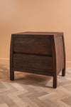 Ellroy Acacia Wood Drift Finish Bedside Table