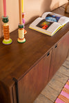 Conrad Acacia Wood Umber Finish Sideboard